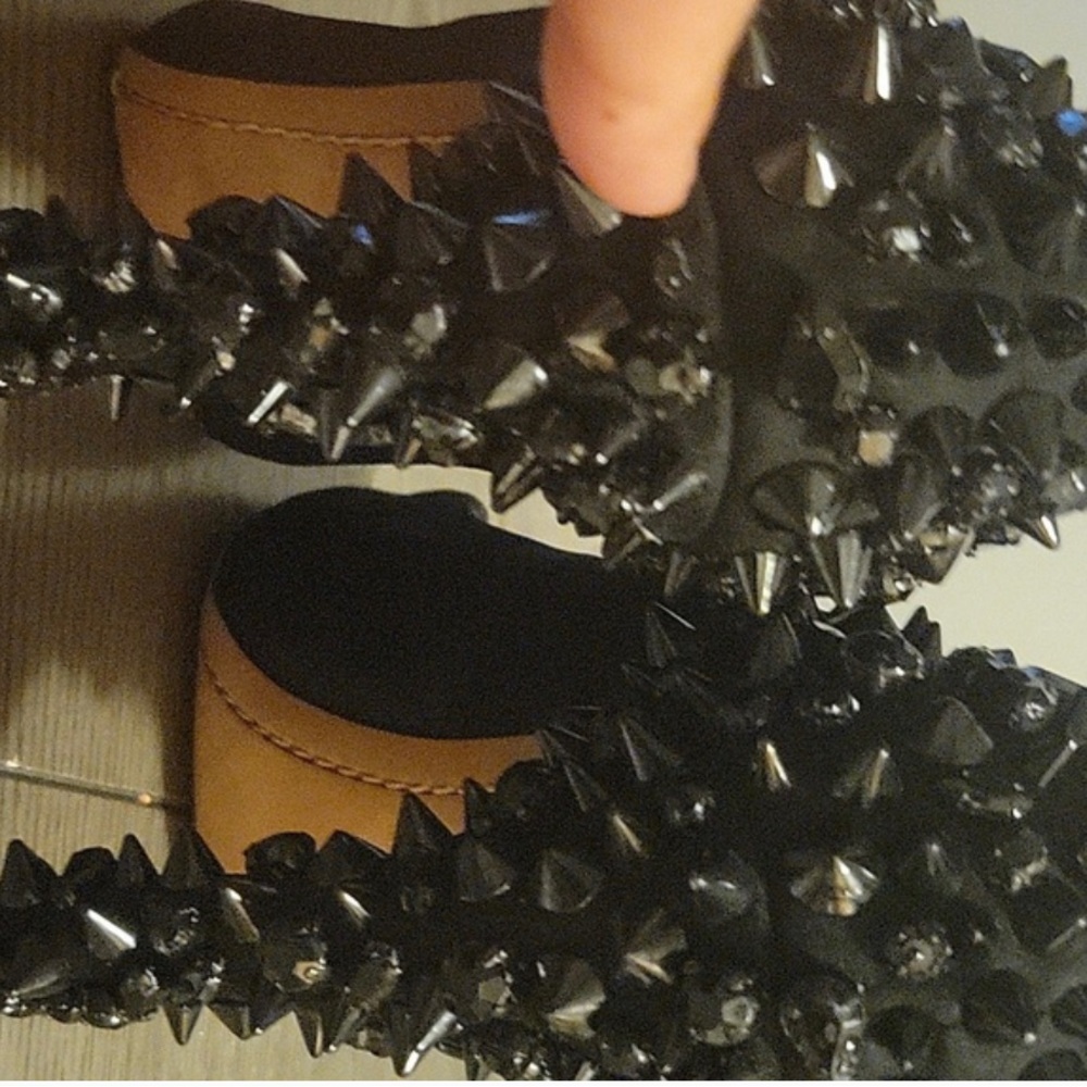 Sam Edelman peep toe studded heels - Picture 5 of 5